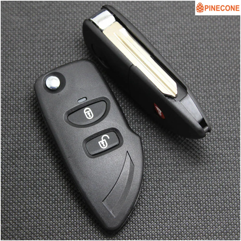 PINECONE для ключа оболочки Hyundai Tucson внедорожник ключ чехол 2 + 1 Тревожная кнопки