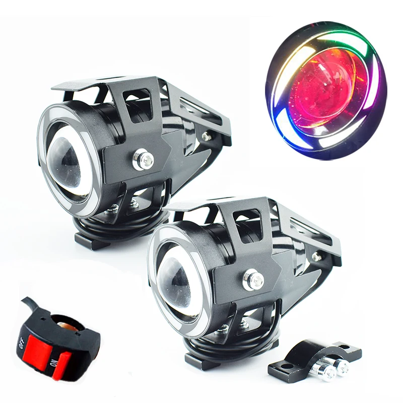 

Фары мотоциклетные светодиодные, 5 цветов, 6500 К, 12 В, 125 Вт