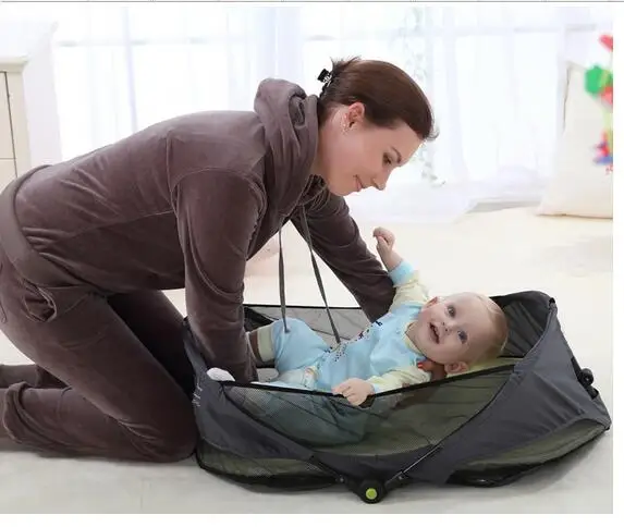 1 шт. Jollybaby Brica портативный складной путешествия люлька Детские Детская кроватка