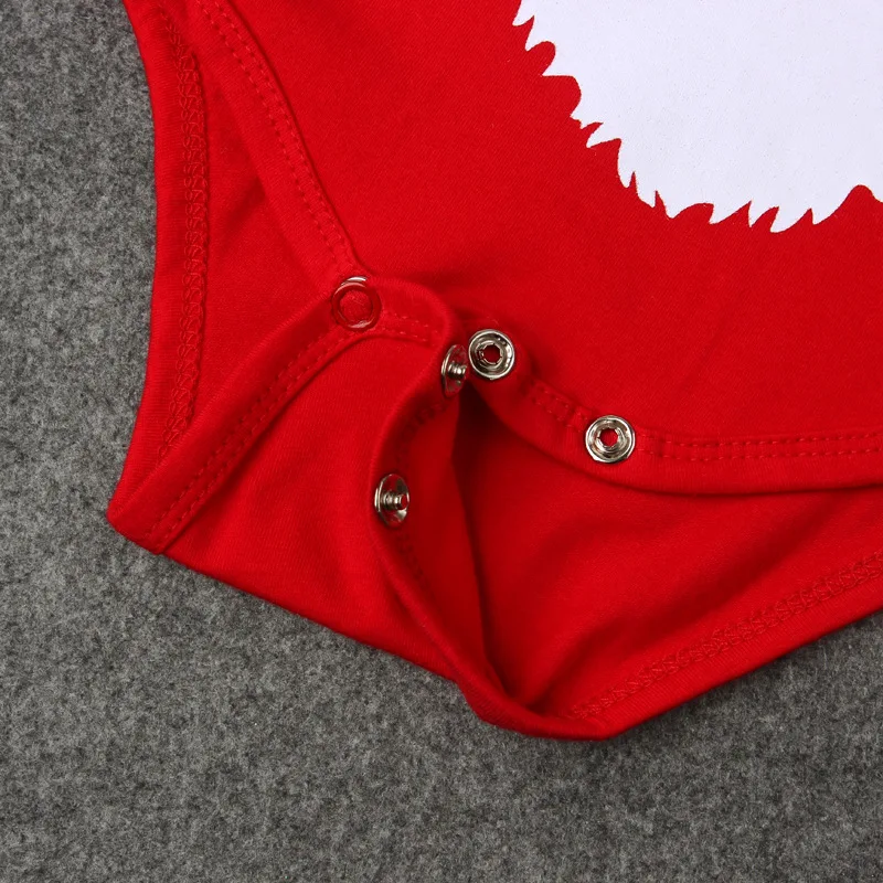 Рождественский комбинезон для новорожденных мальчиков и девочек с длинным