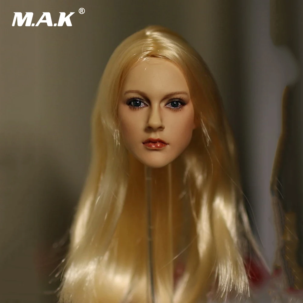 CT008 A/B/C/D стили 1:6 Азии Красивая голова лепить резные локоны волос для 12 ''Phicen загара фигурка тела аксессуар