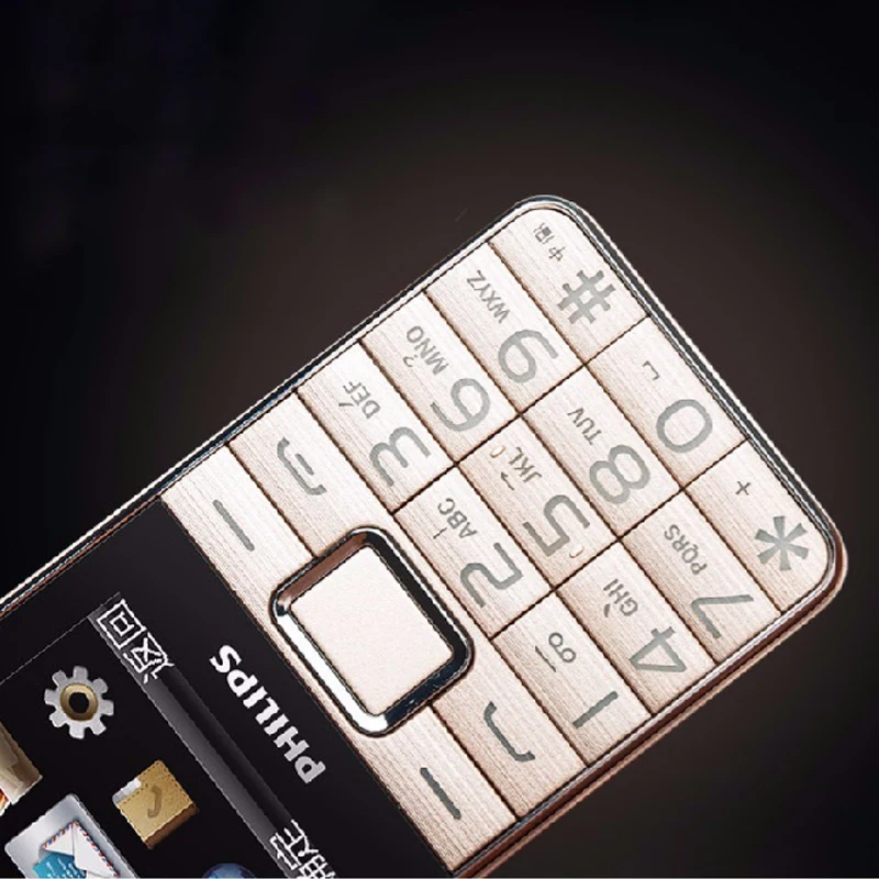 Оригинальный Philips E132X мобильный телефон 2 4 дюймов GSM 2G 1400 мАч светодиодный фонарик