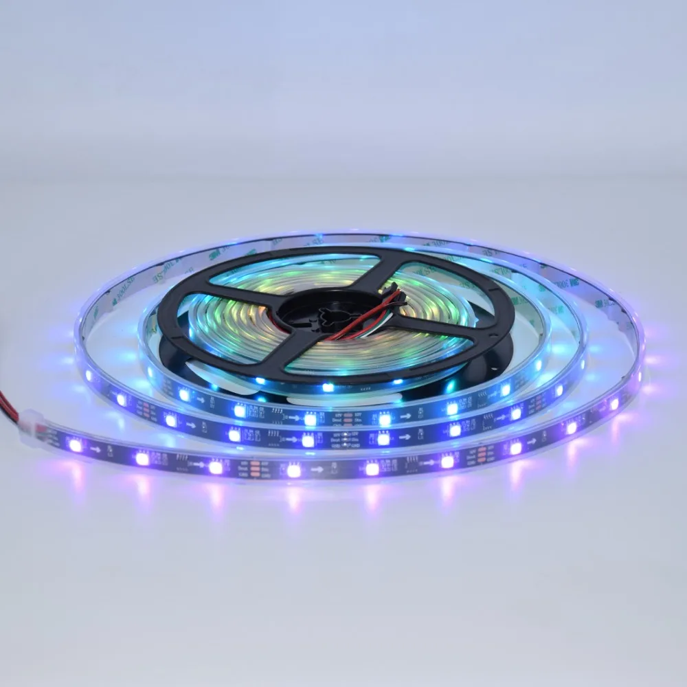 UCS1903 DVI/SPI Адресуемая светодиодная Пиксельная полоса света DC12V полноцветная RGB 30