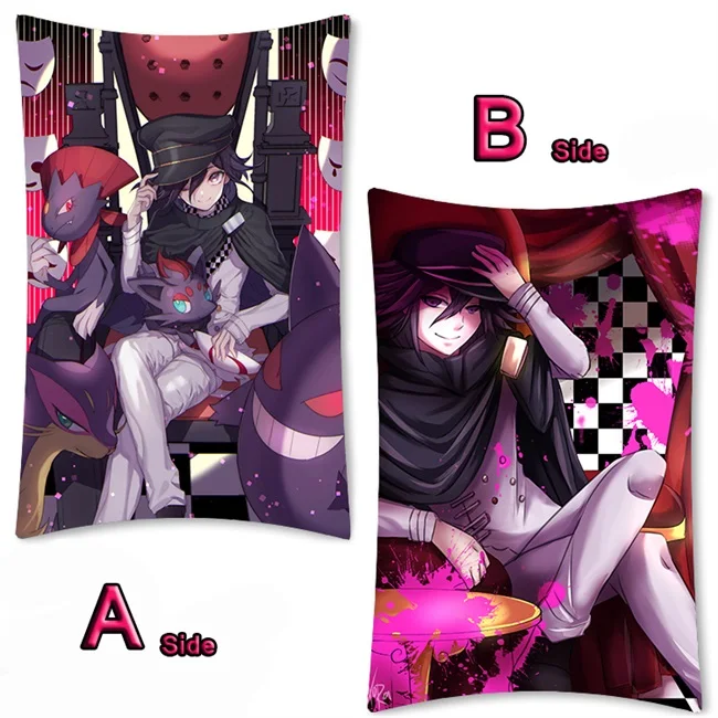 04 Аниме Danganronpa V3 Akamatsu kaede ouma kokichi Dakimakura обнимающий тело Чехол для подушки Otaku наволочка подарки 35x55 см - Цвет: 04