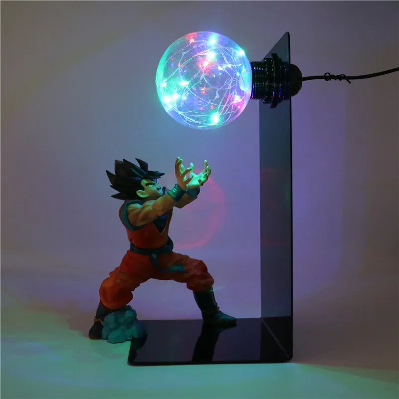 Dragon Ball Z Goku сына Коллекционная DIY аниме модель фигурки Куклы светодиодный ночник