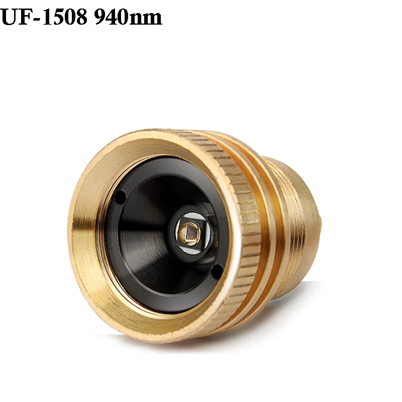 UniqueFire светодиодный инфракрасный светильник Oslon IR940nm из латуни с регулируемой