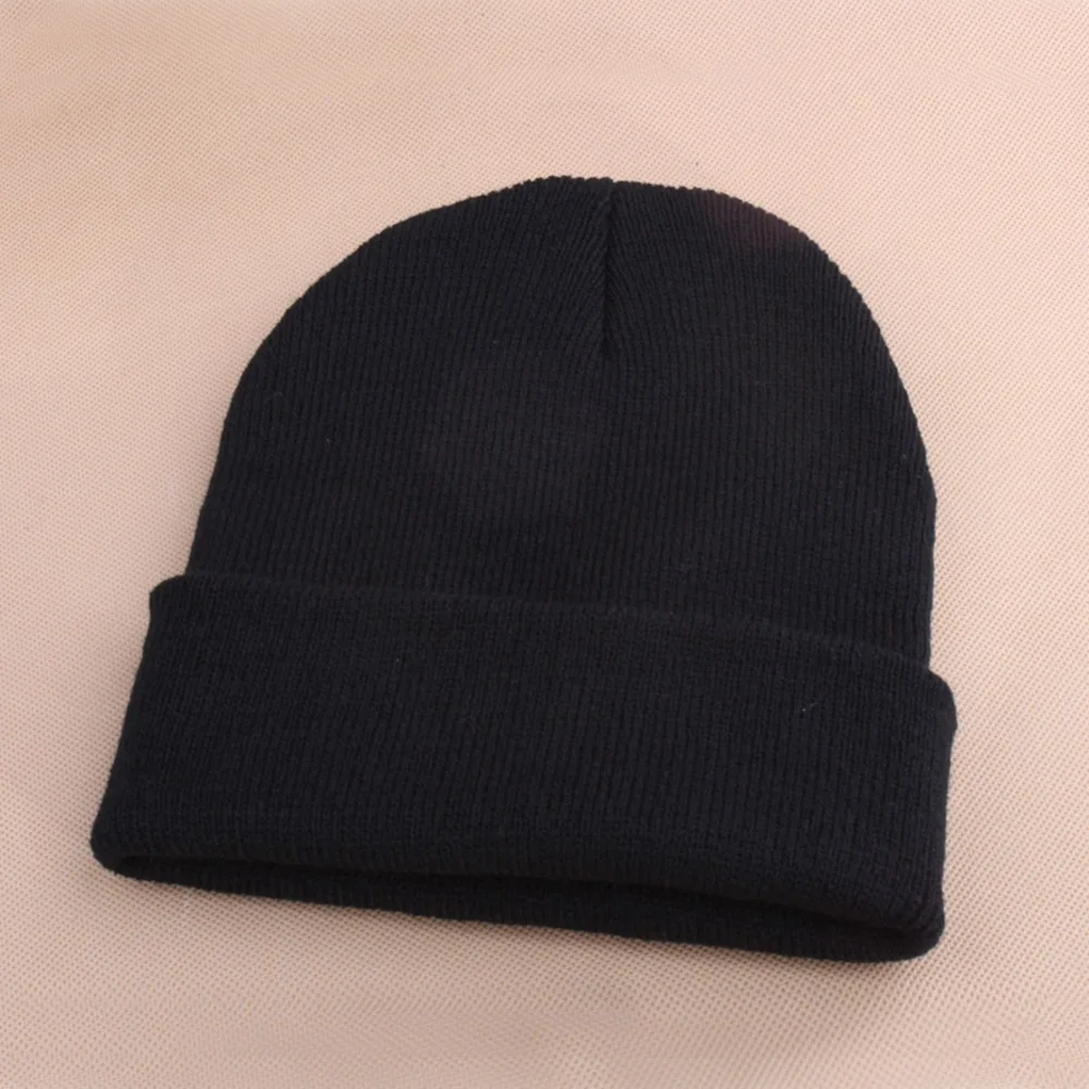 Лидер продаж модная мужская и женская зимняя шапка в стиле унисекс Вязаная Шапка