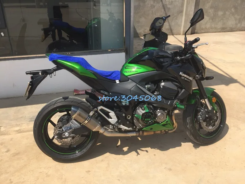 Глушитель для мотоцикла Z750 Z800, нержавеющая сталь, средняя Соединительная труба, круглый глушитель для Kawasaki Z800 Z750, без выхлопной трубы