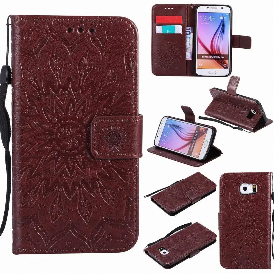 DEEVOLPO кожаный Fundas шаблон Чехлы для samsung S8Plus S3 S4 S5 мини S6 S7 край i9060 i9082 Xcover 4 Note 8 5 книга чехол DP23Z