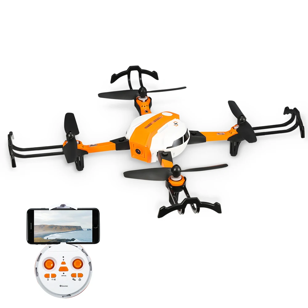 FX-31 2.4G 4CH RC Drone with Camera 720P Optical Flow Positioning Gesture Photo Follow Me BT Music Remote Control Toy | Игрушки и хобби