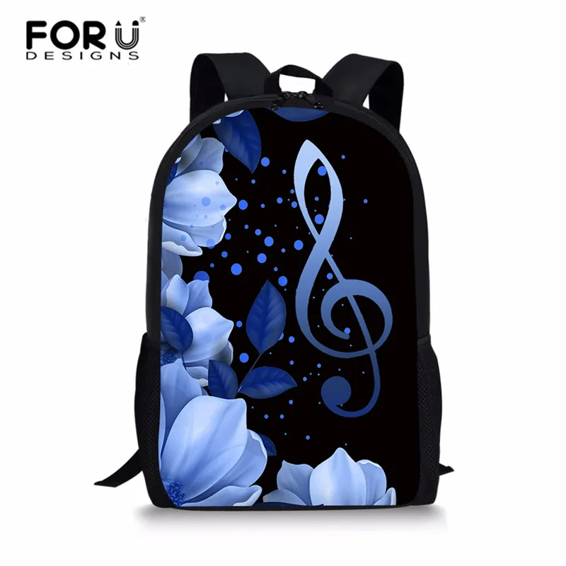 FORUDESIGNS/пианино, музыка, нота, женский рюкзак с принтом, Молодежные рюкзаки для девочек-подростков, женская школьная сумка на плечо, рюкзак mochila - Цвет: CC5276C