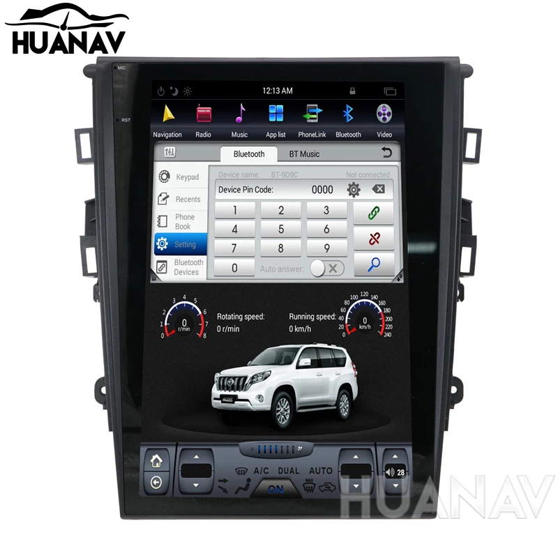 Тесла стиль чистый андроид 12 1 &quotавтомобиль без dvd плеер gps навигации для Ford Mondeo