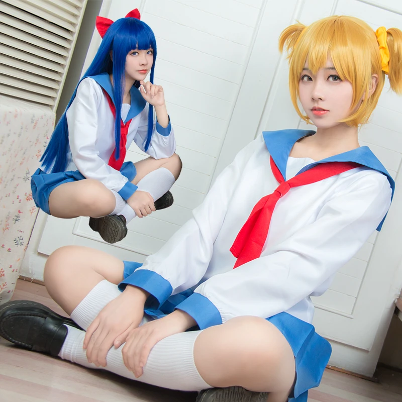 Карнавальный костюм Poputepipikku для косплея Popuko Pipimi аниме поп команда Epic женщин