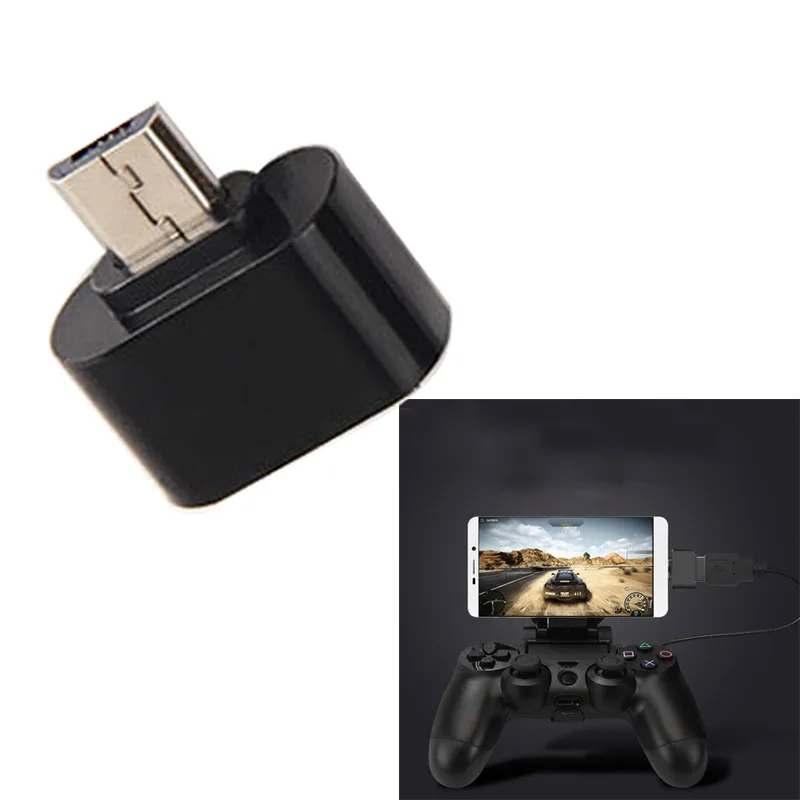 Urijk USB Android адаптер конвертер Мини Micro USB мужчина к USB Женский преобразования головы для huawei Xiaomi смартфон планшет - Цвет: V8 Black