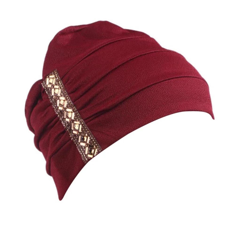 Женская шапка-бини, тюрбан из хлопка, тонкая шапка Skullies для дам, весенняя и осенняя шапочка, женская шапочка при химиотерапии