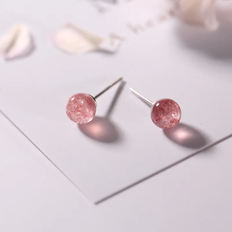 Женские серьги из серебра 925 пробы с бусинами | Украшения и аксессуары