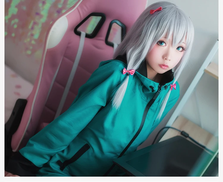 Izumi Sagiri, одежда для косплея, костюм эроманги сенсея, игровой свитер, костюмы на Хэллоуин, пальто