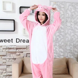 2018 осень и зима милые розовые свиньи фланелевые осенние зимние Мультяшные