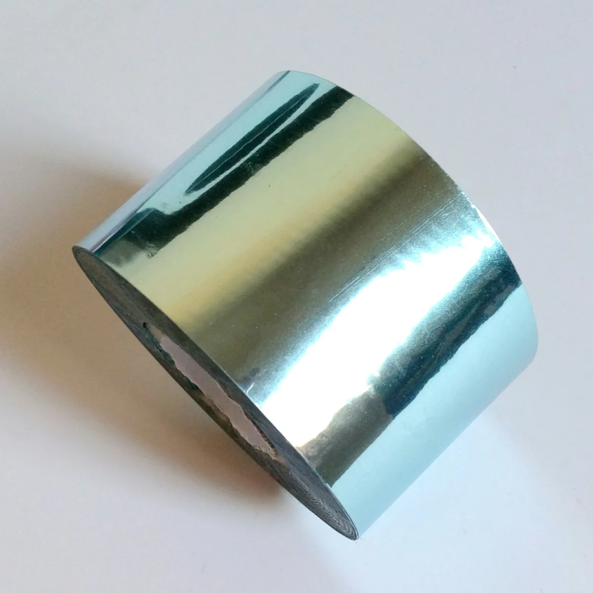 99-Metal light blue 100 см матовый эффект нейл-арта Фольга модное, в форме оливы зеленый передачи Стикеры зеркальной металлической пряжкой дизайн ногтей Наклейка Маникюр ногтей аксессуары - Цвет: 99-Metal light blue