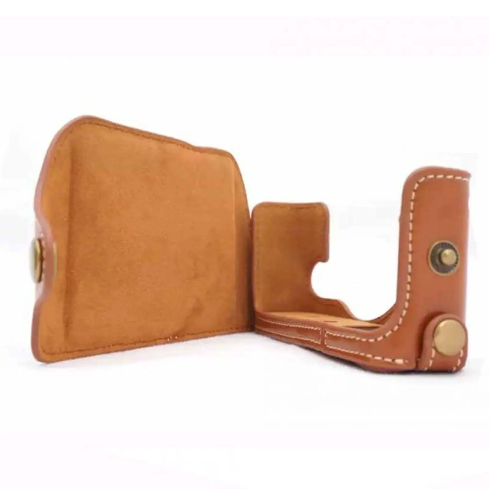 Половина ПУ кожаный чехол сумка ручка Крышка Buttom для Sony RX1 RX1R | Электроника