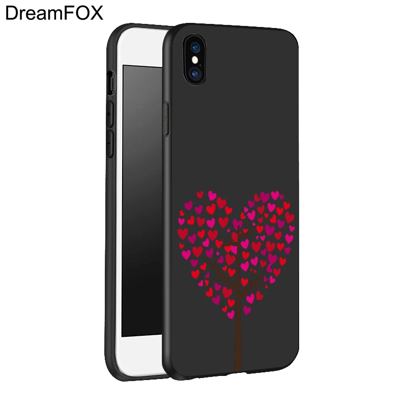 DREAMFOX L063 черный мягкий силиконовый чехол из ТПУ для Apple iPhone 11 Pro XR XS Max X 8 7 6 6S Plus 5 5S 5G SE