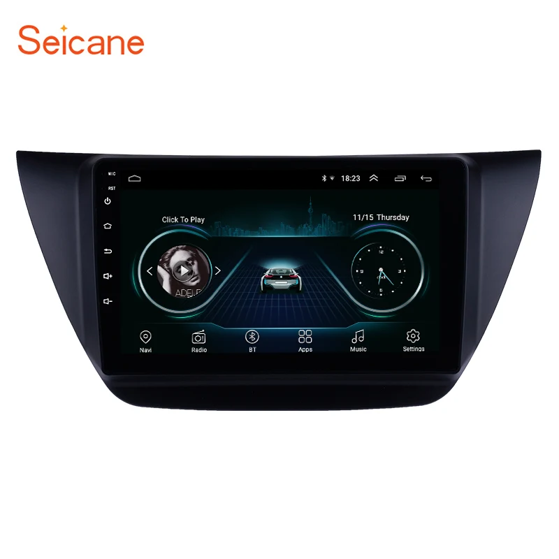 Seicane Android 8,1 " 2Din головное устройство WiFi автомобильное радио стерео gps Tochscreen мультимедийный плеер для MITSUBISHI LANCER IX 2006-2010