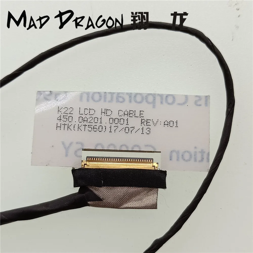 Бренд MAD DRAGON ноутбук новый оригинальный ЖК HD кабель для Lenovo K22 80 1366*768 LCD LVDS 450.0A201. 0001