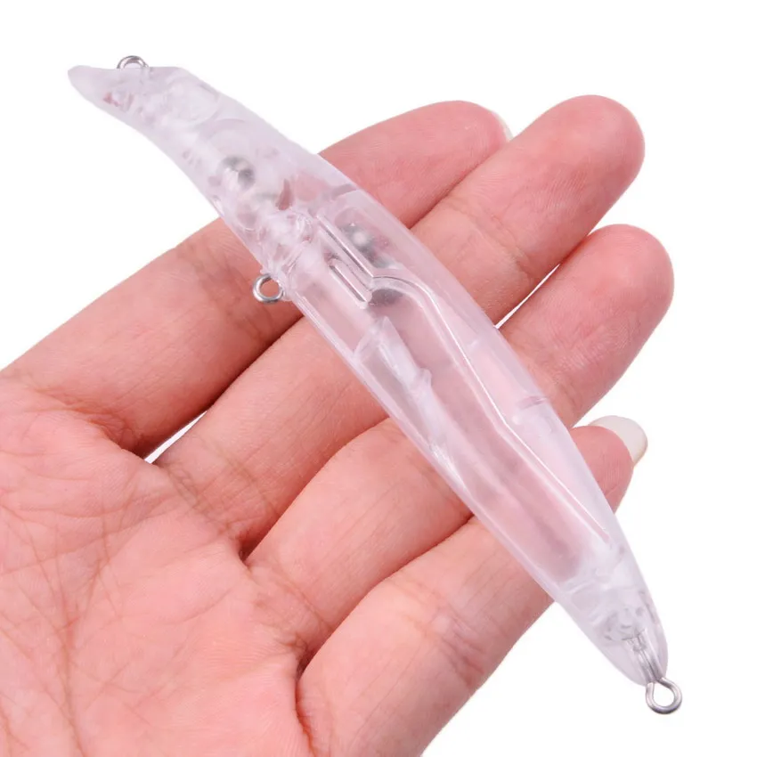 20 штук пустой плавающий Поппер жесткая приманка для рыбалки искусственный попер