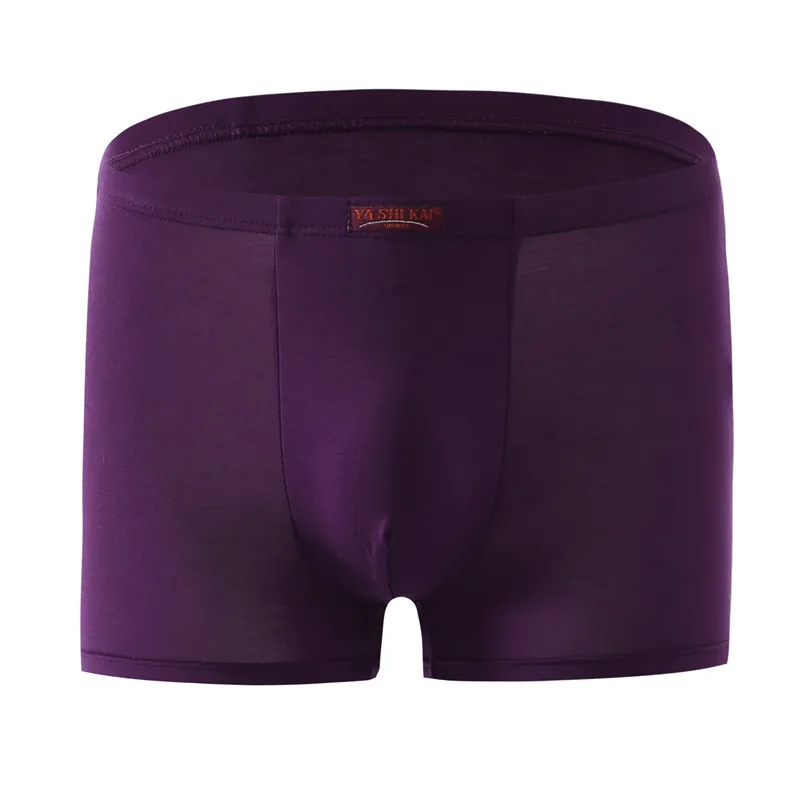 purple Нижнее белье больших размеров, мужские боксеры, трусы, сексуальные мужские трусы с принтом, мужские боксеры, мужские шорты, мужские кальсоны, 5XL 6XL 7XL - Цвет: purple