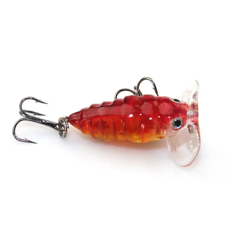 1 шт. приманка для ловли нахлыстом насекомые Hrad Bait Bass cicada isca искусственная 4 см 2 г