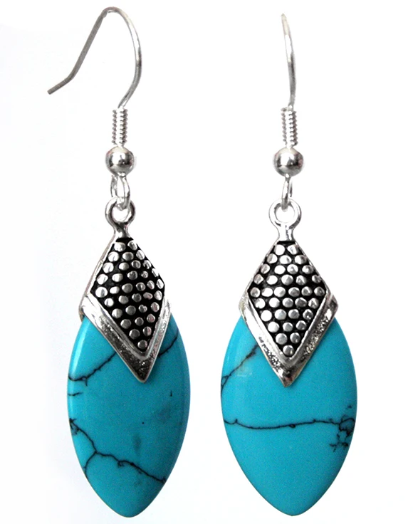 

Женское Стерлинговое Серебро bleu 925 argent boucles d'oreilles 14/5"