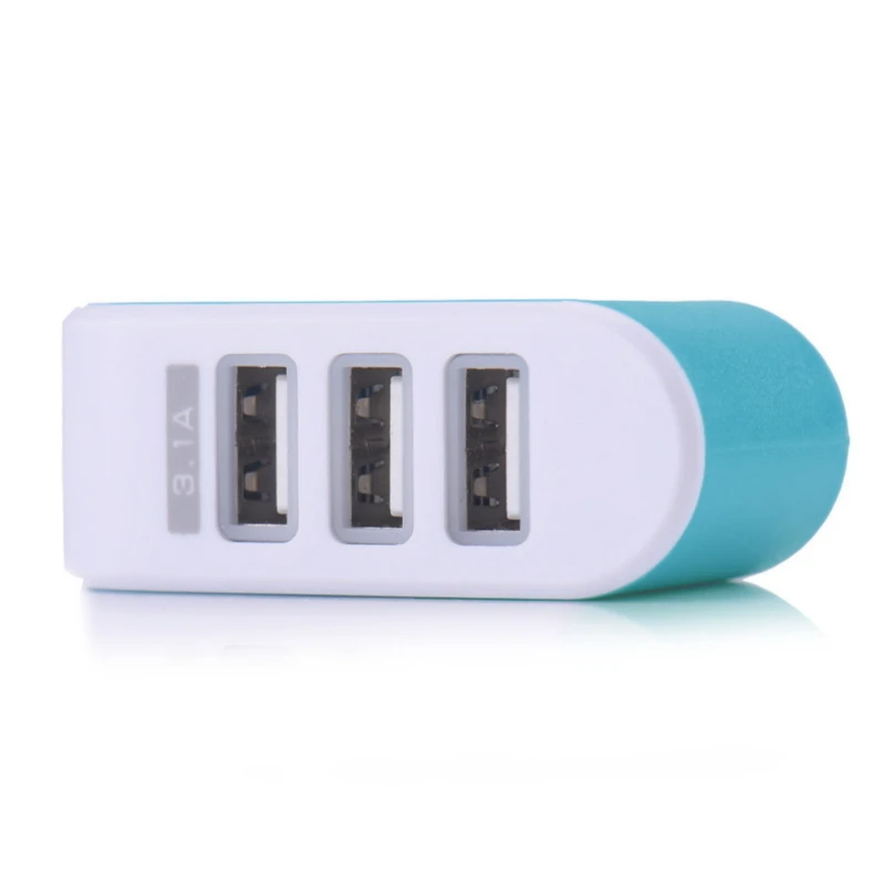 Универсальное сетевое зарядное устройство с 3 USB портами 1 А|Адаптеры AC/DC| |