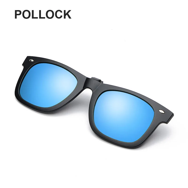 Новинка TR Квадратные Солнцезащитные очки на клипсе для близорукости