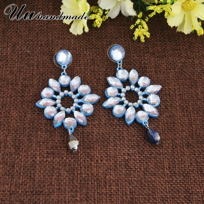 Женские серьги с кристаллами длинные в стиле бохо 2018|earrings for|earing bohocrystal earrings |