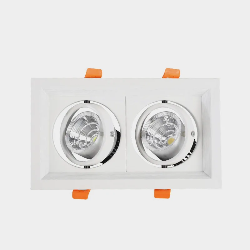 Квадратный встраиваемый cветодиодный светильник downlight удара светодиодный