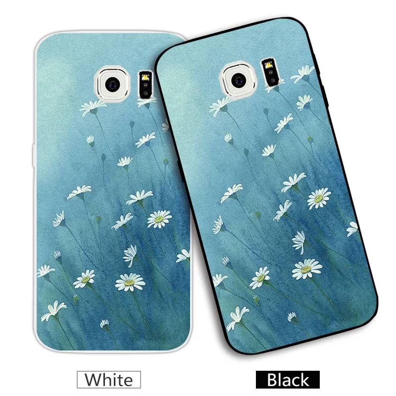For Samsung Galaxy S6 Edge G925 G925F G925H G925i TPU Silicone Meniscus Back Cover G9250 Cell Phone Case | Мобильные телефоны и