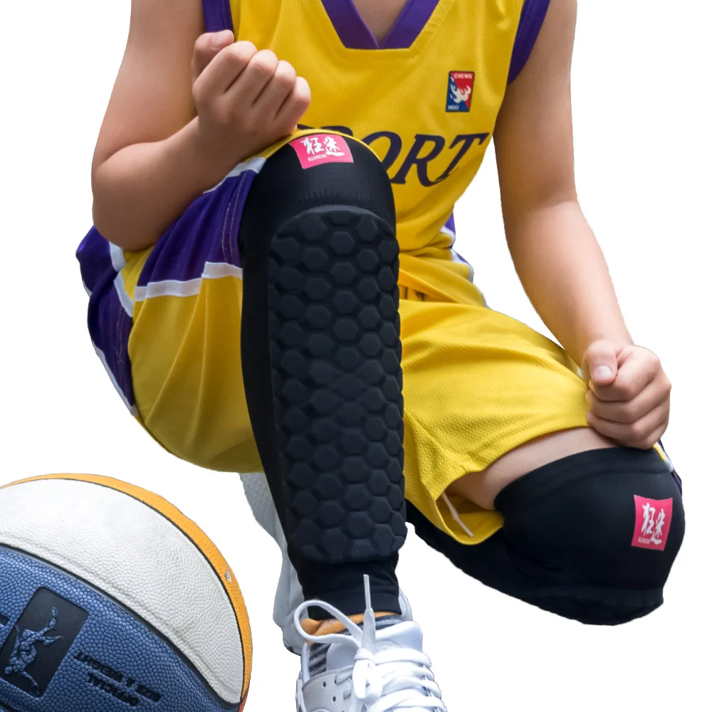 Защита для голени Kuangmi детский спортивный компрессионный гетры игры в футбол 1