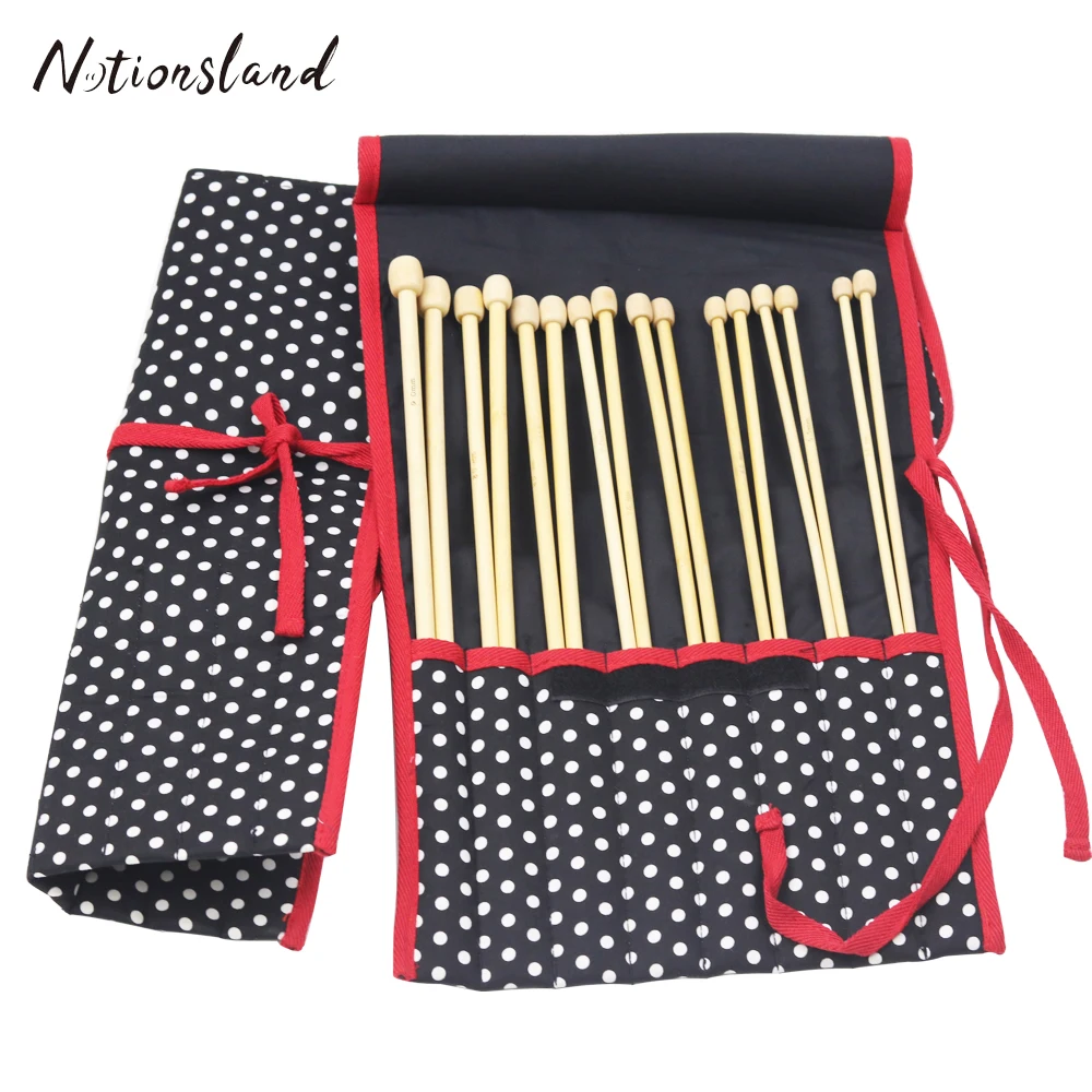 2 цвета сумка для вязания спиц хранения аксессуары органайзер 41*30 см|Швейные