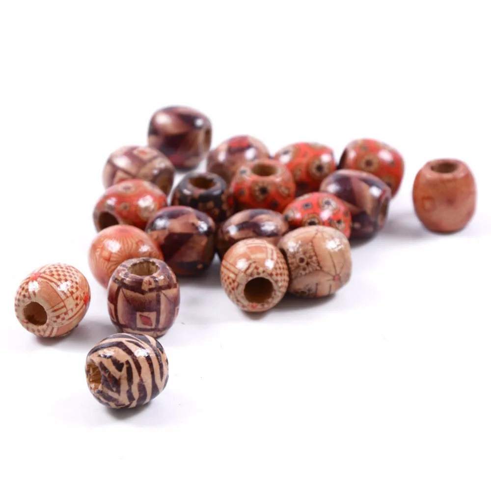 Бусины для плетения дредов с большим отверстием 50 шт. | Шиньоны и парики