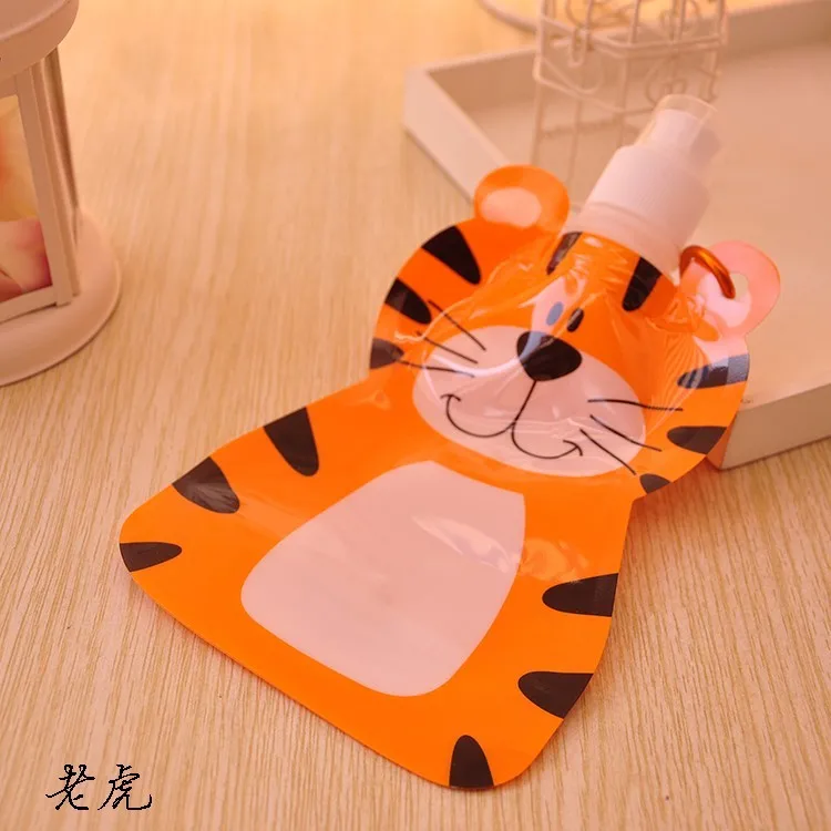 Tiger Детские Подарочные сумки с рисунком для воды, Детские Бутылочки для сока, вечерние сувениры, товары для мероприятий на день рождения, 200 мл - Цвет: Tiger