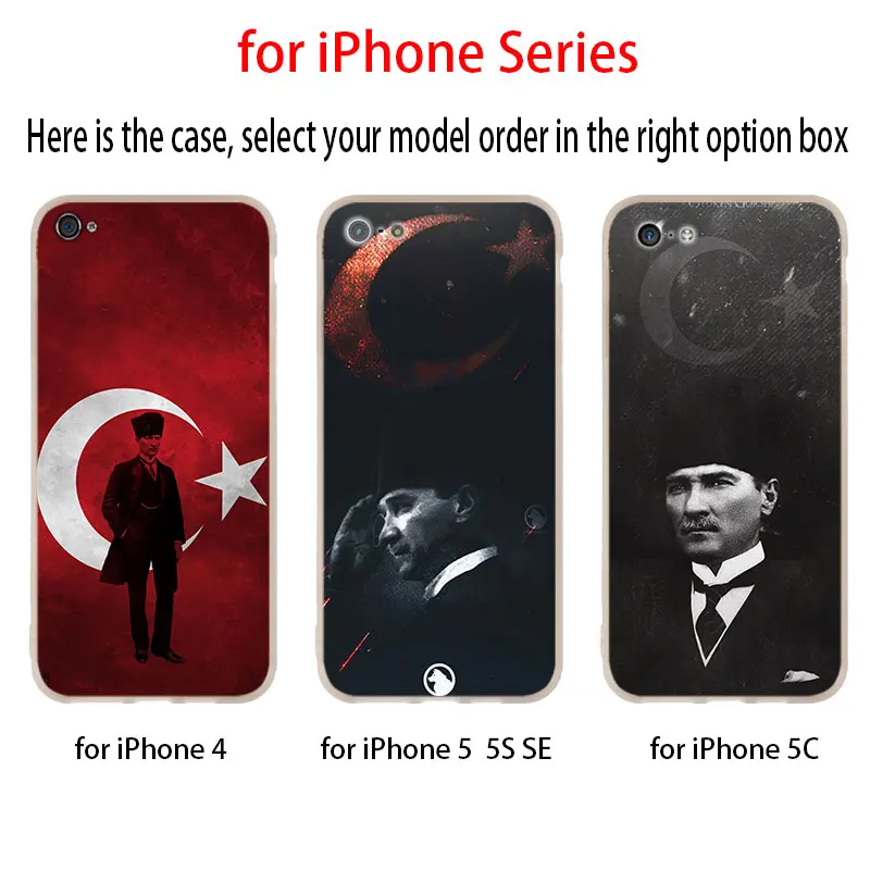 Турция Mustafa Kemal Ataturk силиконовый мягкий чехол для iPhone 11 12 Pro X XS Max XR iphone 8 7 6 Plus 5 5s SE