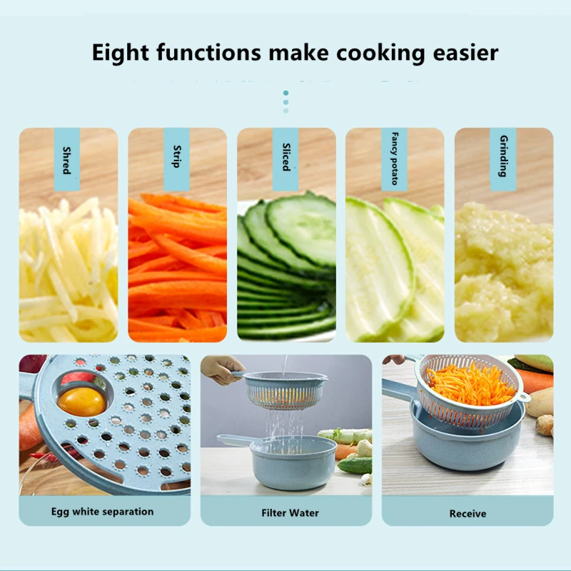 Пшеничная солома резак для фруктов овощей мандолин слайсер картофеля морковь