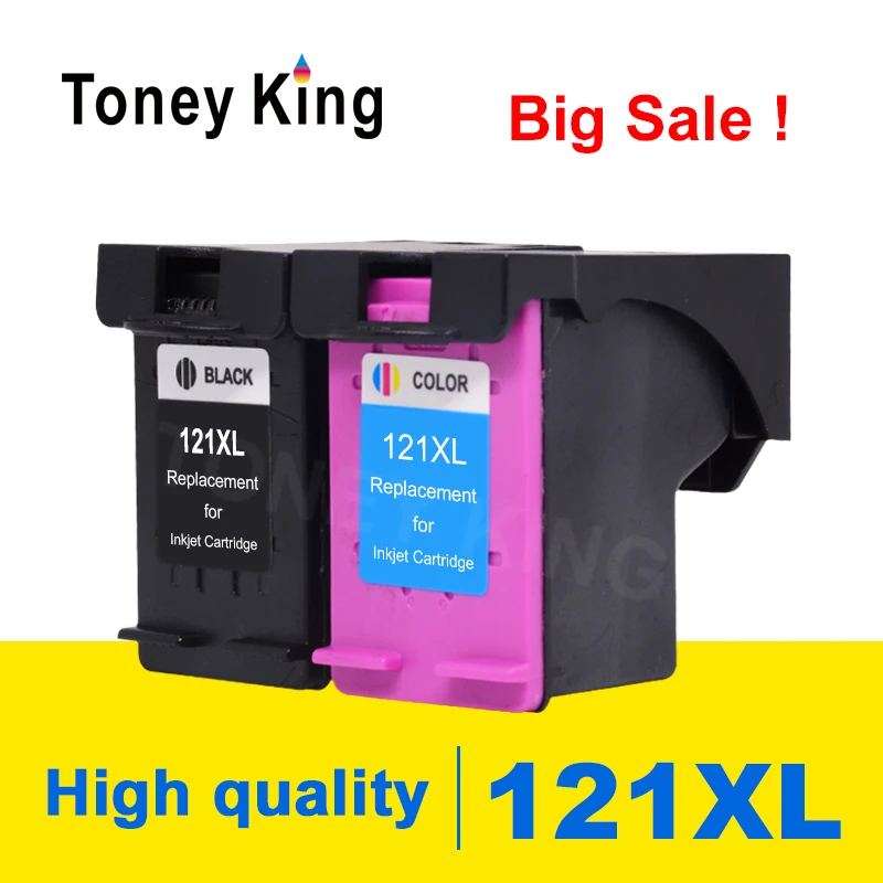 Сменный картридж Toney King 121 XL для чернильных картриджей HP121 F2493 F4283 D2563 F2423