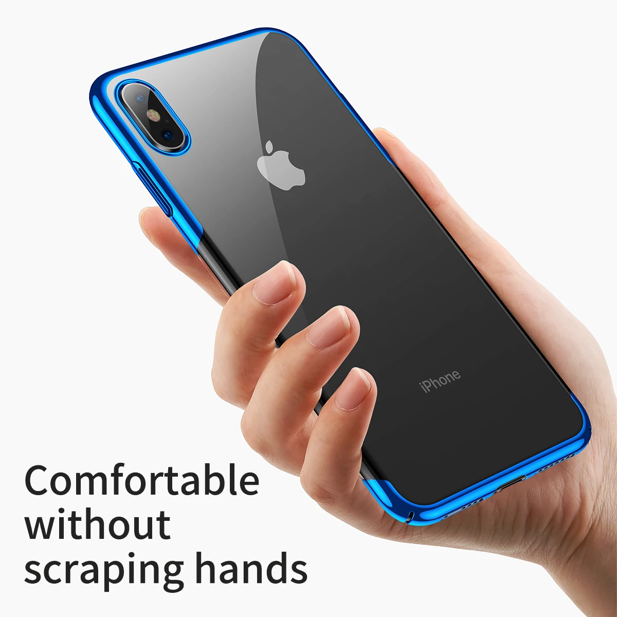 BASEUS для iPhone 9 Xs Plus блеск серии покрытием ПК мобильный чехол телефона плюс Жесткий