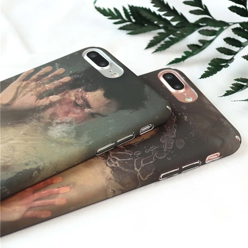 LACK Fashion Diving Men Women Phone Case For iphone 7 6 6s 8 Plus Couples Hard PC Cases X Ultra thin Back Cover Bags |