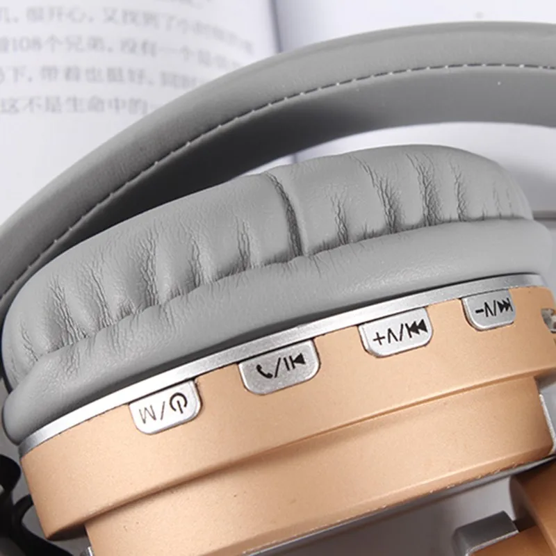 Bluetooth 4,2 с FM SD картой читаемые музыкальные беспроводные наушники складные стильные наушники