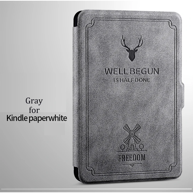 Чехол Vintag для Amazon kindle Paperwhite 1 2 3 (2016 2015 2013) флип-чехол со стилусом магнит закрытый и