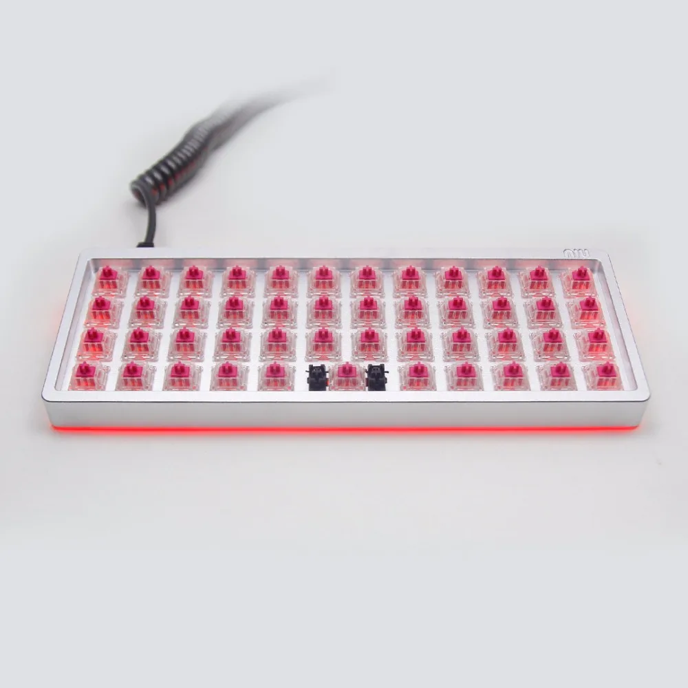KBDfans NIU мини 40% макет пользовательская механическая клавиатура PCB RGB подземная QMK
