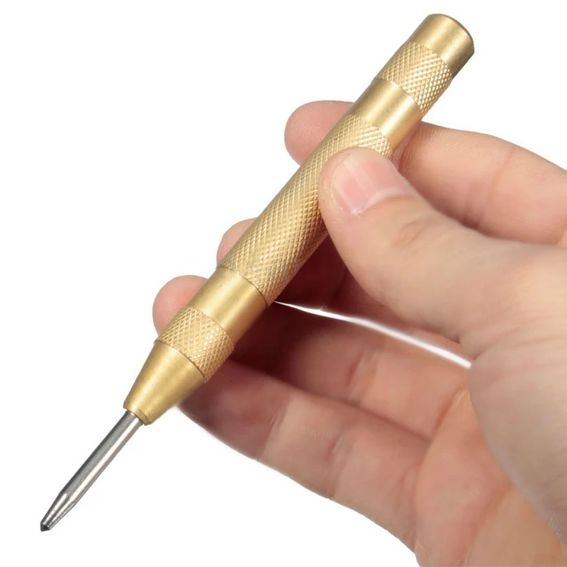 1 шт. 5 дюймовый автоматический центральный штифт перфоратор с пружинной