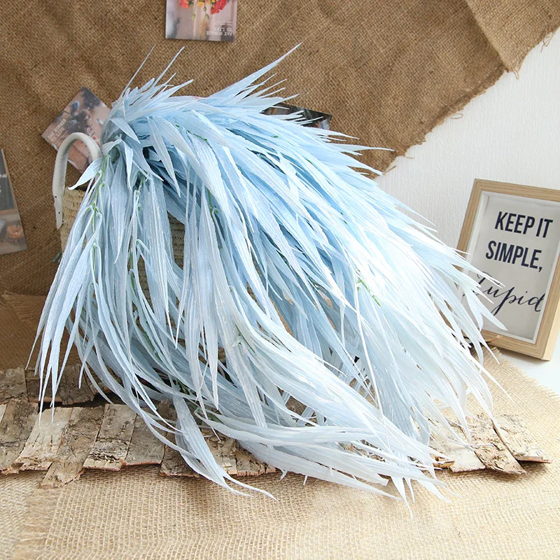 Тростниковый настенный подвесной светильник в виде листьев 87 см|Искусственные